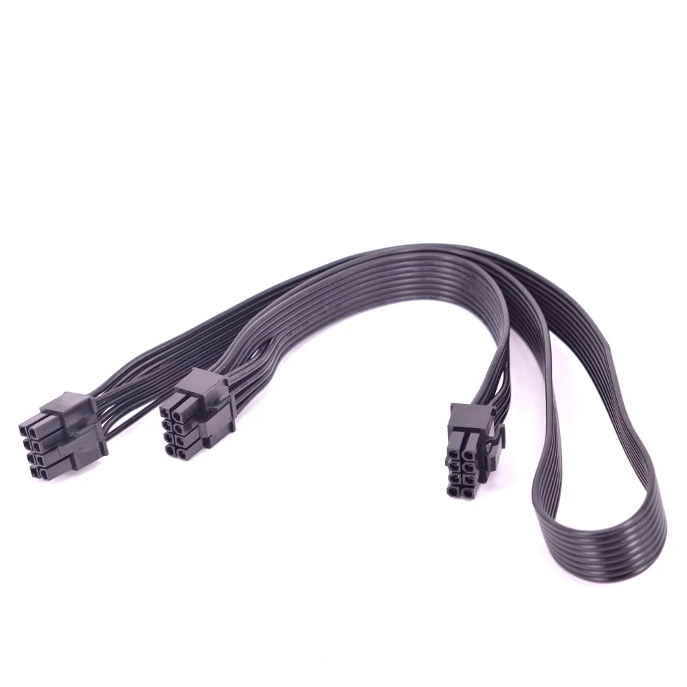 PCI-e 8Pin 1 to 2 Port 6+2pin Spliter Power Supply Cable Dual PCIe 8 Pin 6Pin for Corsair CX850M CX750M CX600M CX500M CX430M