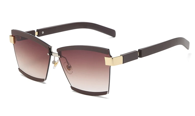47391 randlose Platz Luxus Sonnenbrille Marke Designer Männer Frauen Fashion Shades Uv400 Vintage Gläser – Detail 16