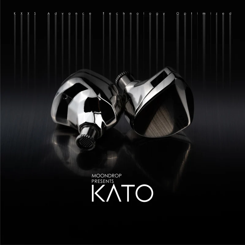 MoonDrop كاتو سماعات ديناميكية سماعات قابلة للاستبدال الصوت فوهة سماعة مع جودة عالية انفصال 0.78 2Pin كابل قياسي