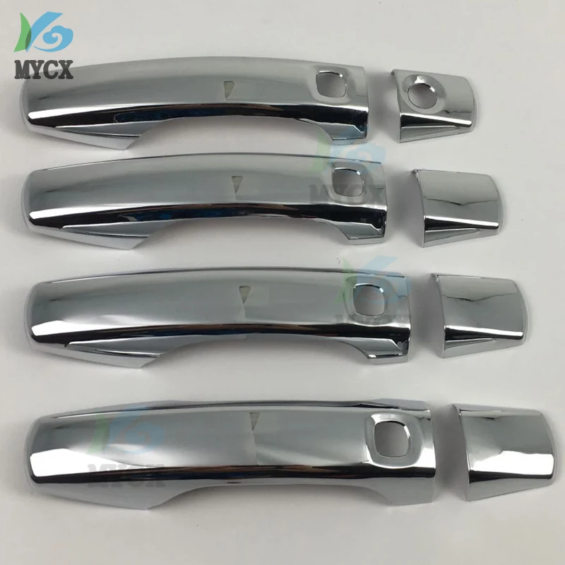 High Quality Gift Auto ABS Chromed Door Handle Cover Trim Car Exteriors accessories For Toyota Land Cruiser 200 LC200 2008-2014