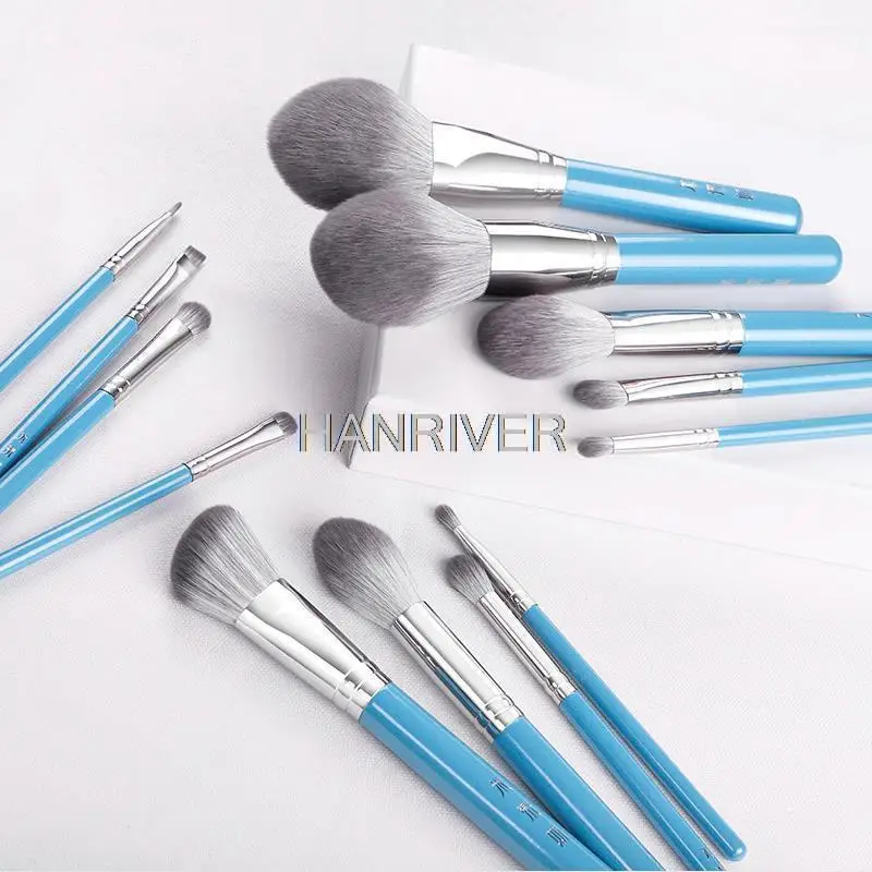 

Makeup brush/ The Iris series 13pcs high quality synthetic hair brushes set-powder&blush&foundation&eyeshadow&beauty