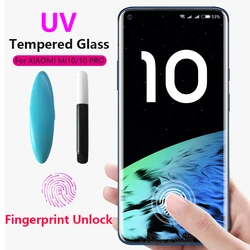 2Pcs UV Full Liquid Glue 3D Clear Tempered Glass Screen Protector For Xiaomi MI 15 14 Civi 13 12 12S 11 Note 10 Pro Ultra Lite