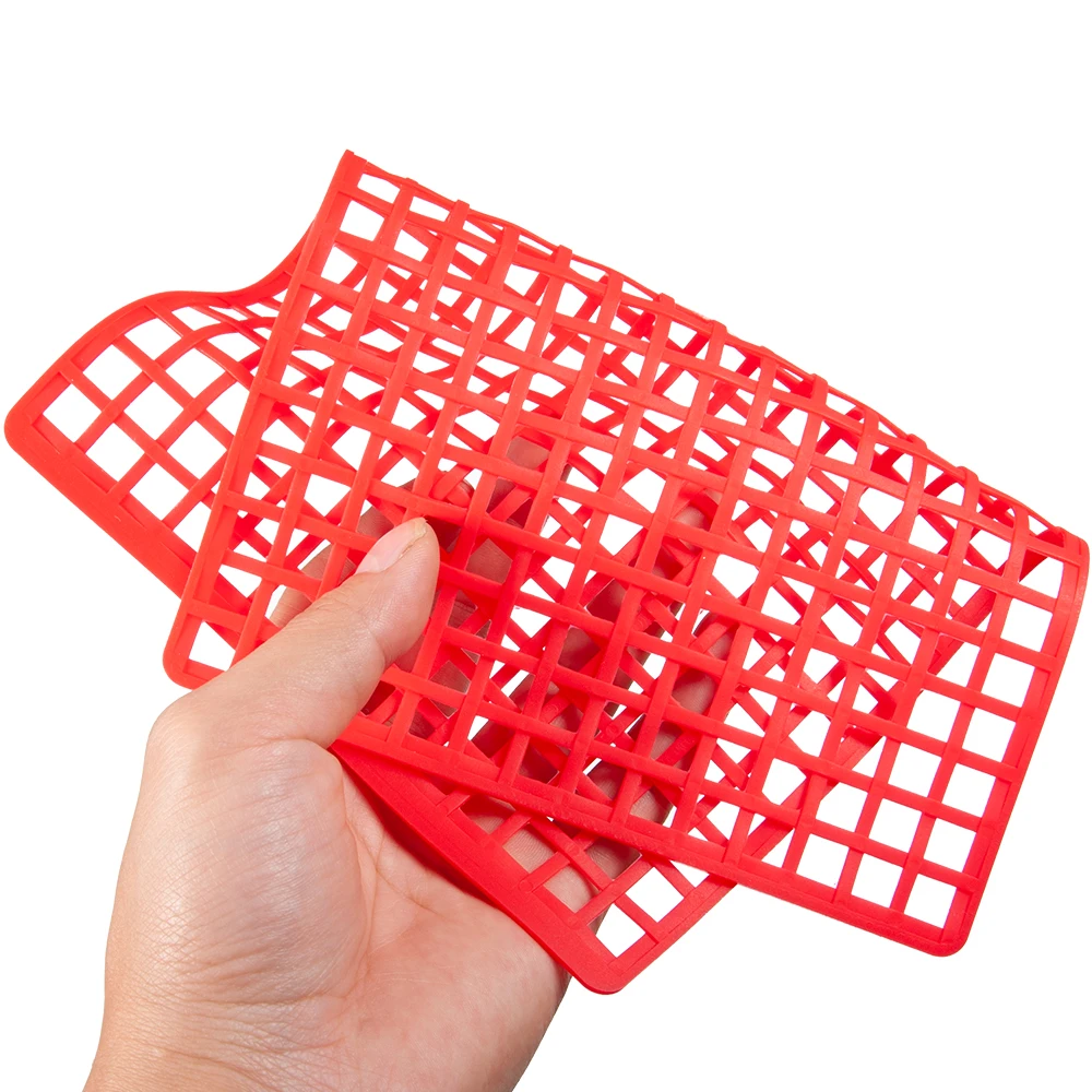 YEAHRUN Rubber Luggage Net for Axial SCX10 Wraith D90 TRX4 TRX6 1/8 1/10 RC Crawler Car Window Net Decoration Parts