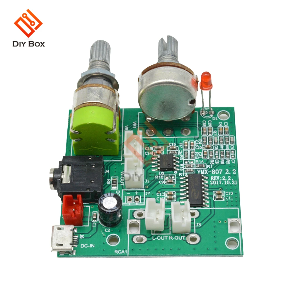 DC 5V 20W 2.1 Dual Channel Class D Audio Amplifier board module 3D Surround Stereo Digital Power Amplifier Board AMP For Arduino images - 6