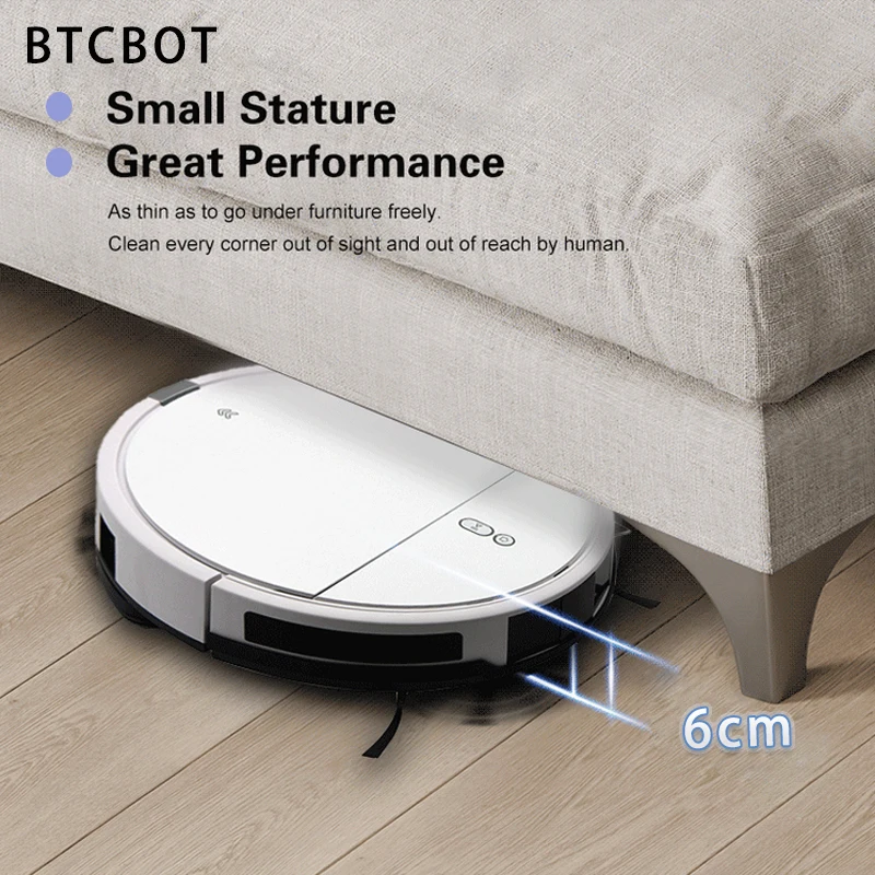 

Robot Vacuum Cleaner Wet Mop for Wood Floor Home Sweeper, Cleaning Appliances, Electric Sweeper Automatic charging