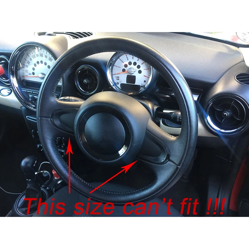 For Mini COOPER R55 R56 R60 Countryman Clubman Steering Wheel Panel Button Sticker Cover Case Auto Accessories Styling