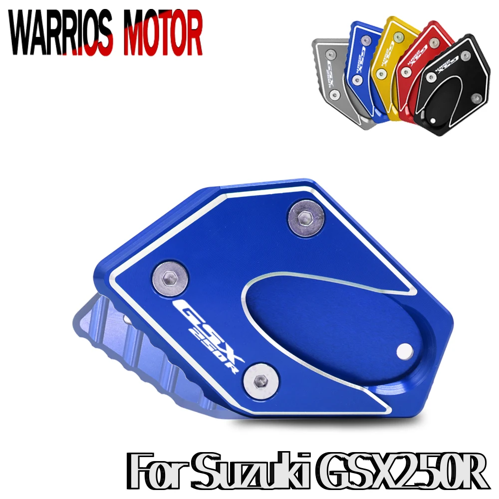 

For Suzuki GSX250R DL250 Motorcycle Kickstand Extension Plate Foot Side Stand Enlarge Pad