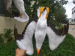 Zilin's Get Rid of Seagull! Realistic Dead Seagull Decoy Lifesize Large Feathered Scare Deterrent Seagull 48cm Length