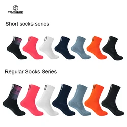 YKYWBIKE Cycling Short Socks Professional Brand Sport Socks Breathable Road Bicycle Socks Men and Women Outdoor