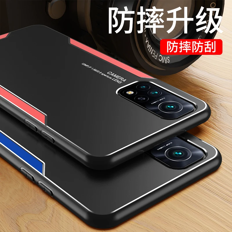 For Xiaomi Mi 10T Pro Case Luxury Hard Matte shockproof protective Back Cover Case for Xiaomi POCO X3 NFC Mi10T 10Tpro shell