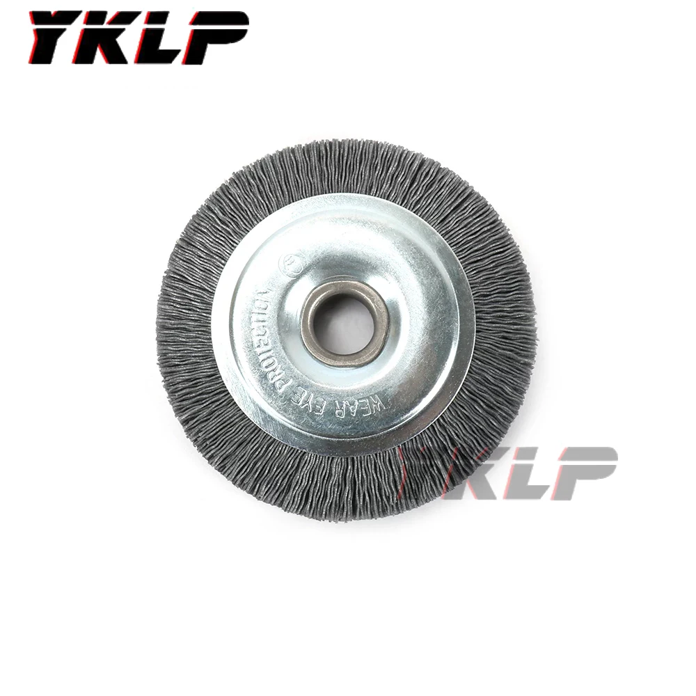 100mm Abrasive Wire Polishing Wheel Bristle Brush Disc Abrasive Wire Wheel Industrial Gear Brush 240 Grit