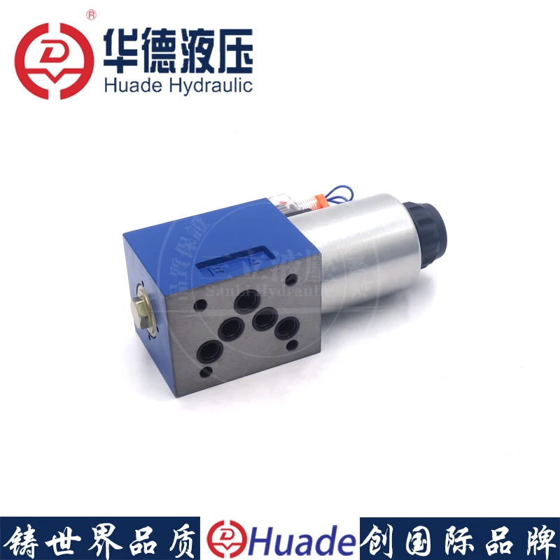 Thủy Lực Đế Van Hướng 4WE10D 10Y 10C 3WE10A 10B 1 Chiều Van Điện Từ