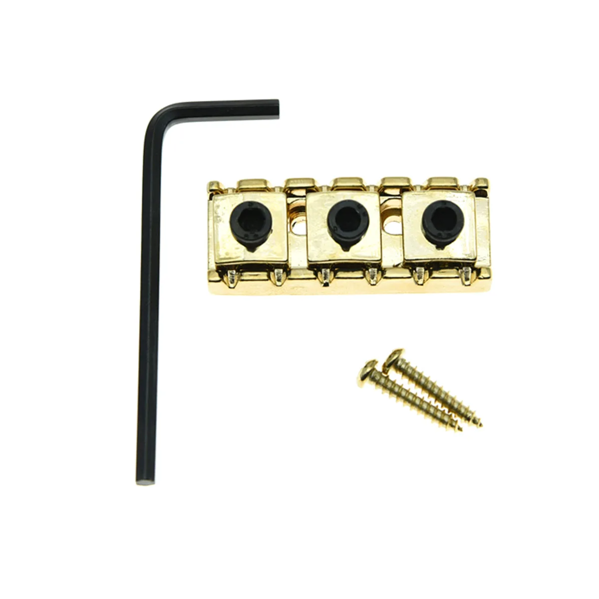 42mm Guitar Metal String Lock for Floyd Rose Locking Nut neck Guitar Tremolo Bridge Locking String Nut with Allen Wrench