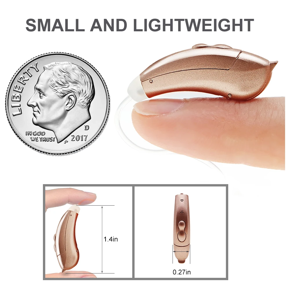 Hearing Aids Mini Audifonos BTE 10 Channel Phone APP Touch Control Program Fitting Deafness SF101 Sound Amplifier
