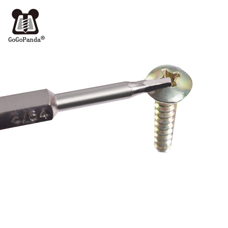 12 PCS Inch Electric Socket Screwdriver Head Inner Hexagon 50 Mm Strong Magnetic Drill Bits