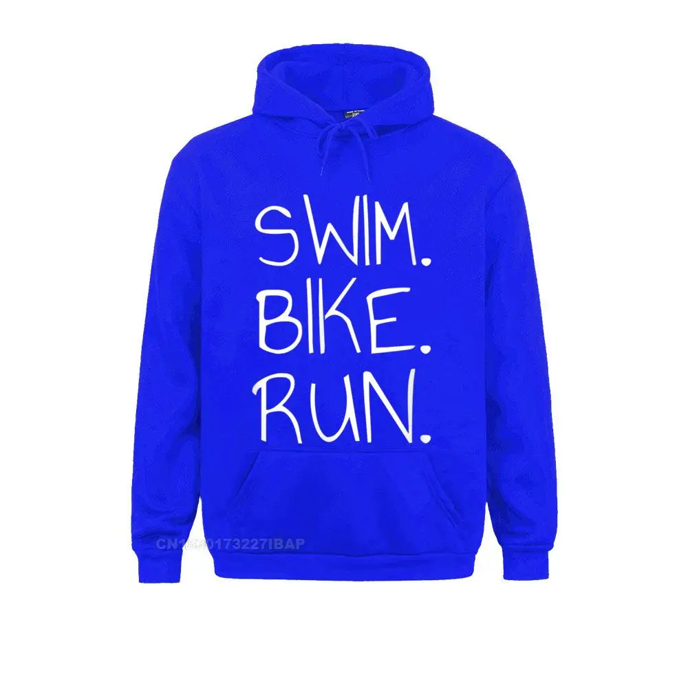 Swim. Bike. Run. Triathlon Hoodie Women 2021 Discount Street Hoodies Autumn Sweatshirts Simple Style Long Sleeve Clothes