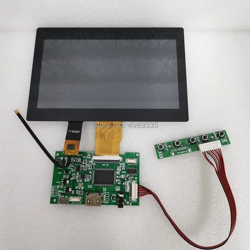 7 Inch Touch Display Module Groep Gewijd Voor Android Systeem IIC6P Plug En Play HDMI720P Resolutie 1024X600IPS Screen