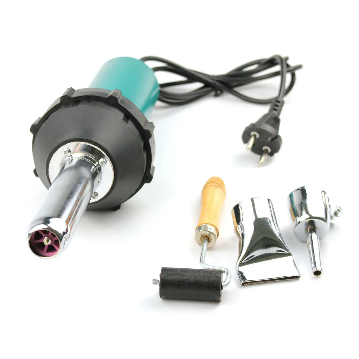 220V 1080W เครื่องเชื่อมพลาสติกไฟฟ้า Hot Air Gun ปืนความร้อนเชื่อมไฟฉายเชื่อมเครื่องเชื่อมชุดสำหรับกันชน PP PVC หด