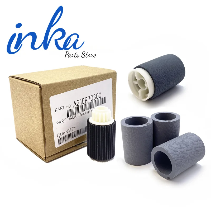 Pneumatico originale per Konica Minolta bizhub C6500 C5500 C5501 C500 C8050 C7000 C6501 Bypass Pickup Roller Pneumatico A21ER70300 56AAR71600