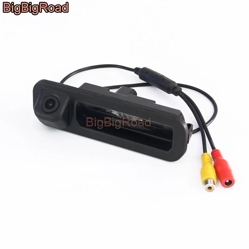 

BigBigRoad Car Trunk Handle Rear View Backup Reverse Camera For Ford For Focus 2012 2013 For Focus 2 Focus 3 Waterproof