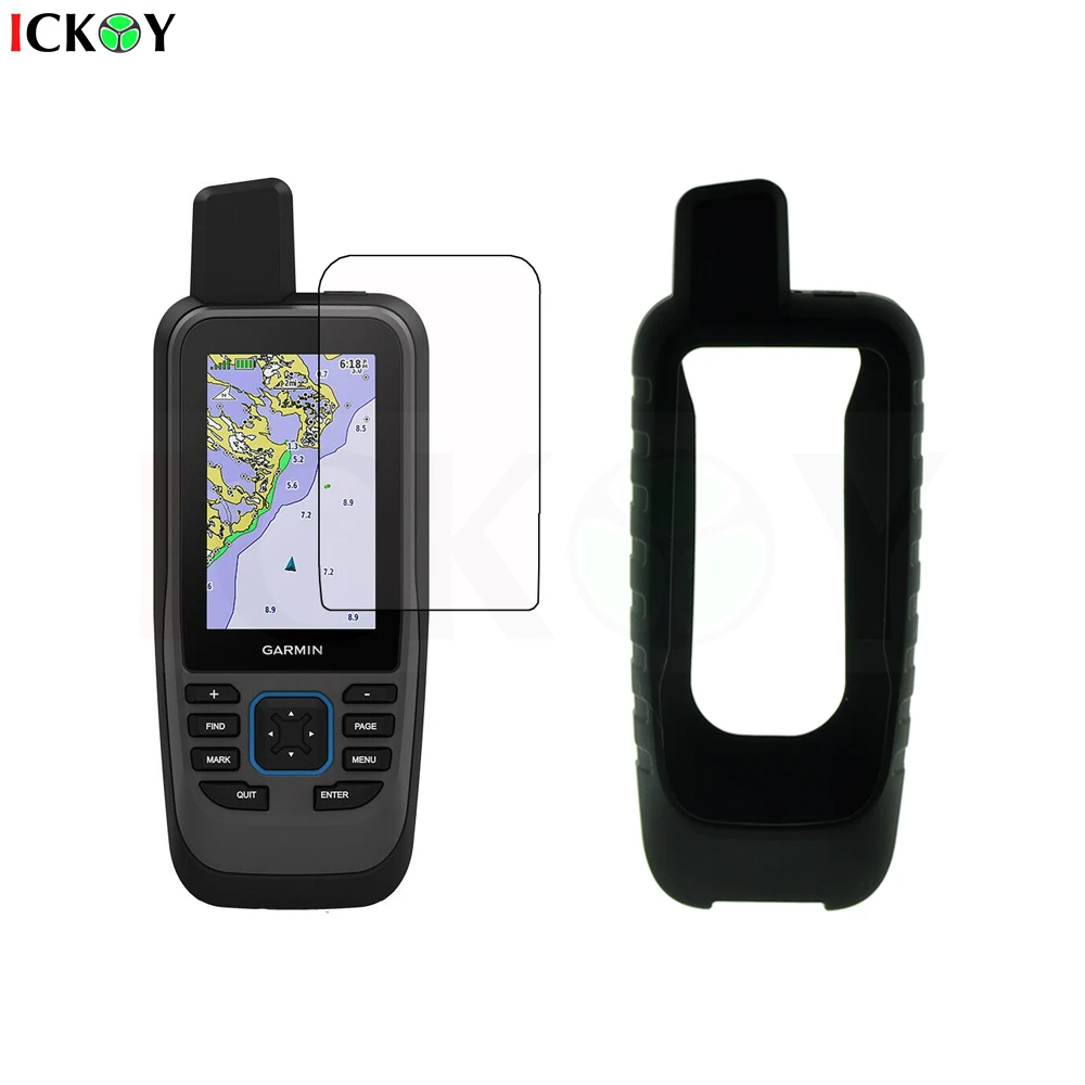 Protect Silicone Case + Screen Protector for Garmin GPSMAP 86sc 86s 86 Handheld GPS Accessories