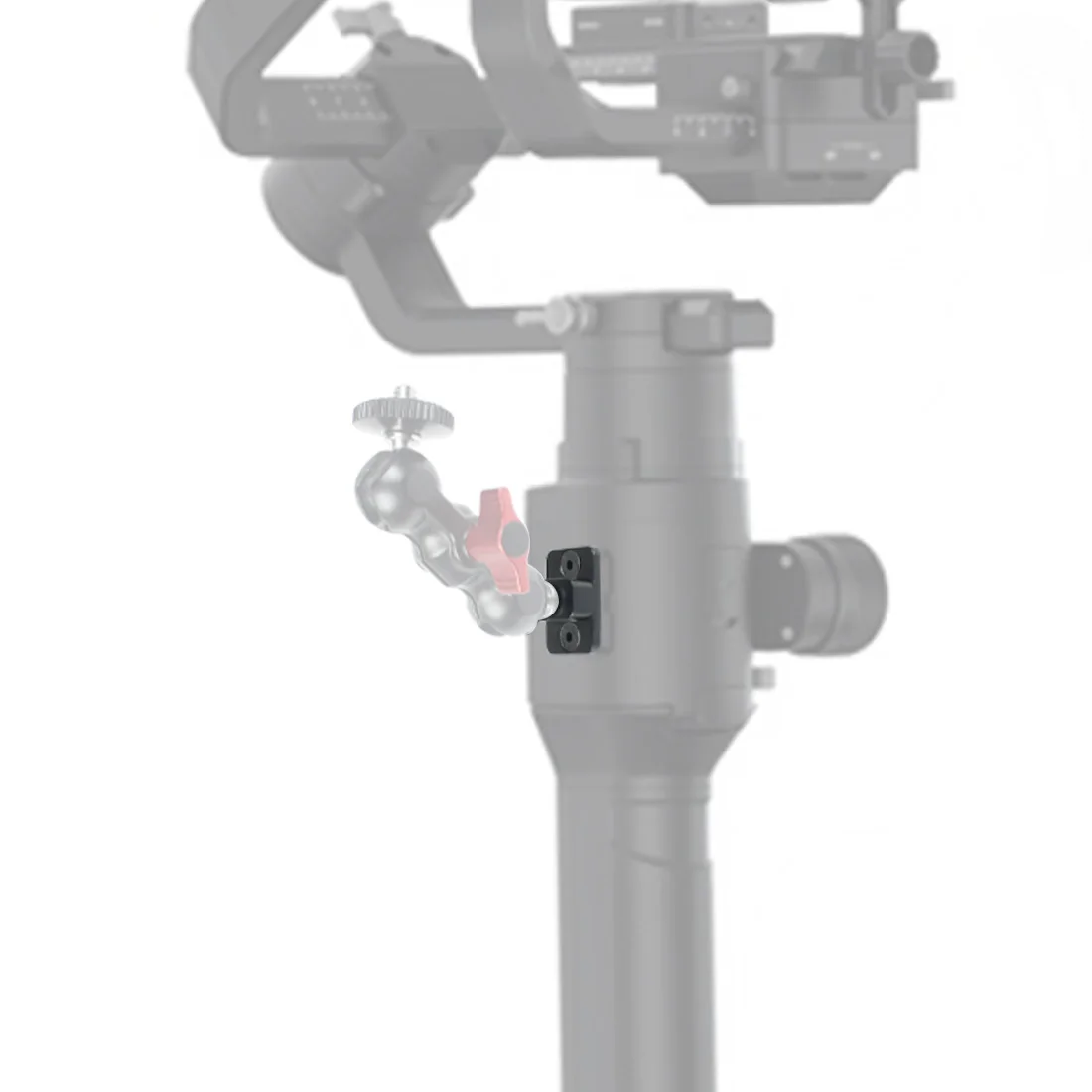 M4 на 1/4 винтовой адаптер удлинительная ручка Монтажная пластина адаптер держатель монитора алюминиевый сплав для стабилизатора DJI Ronin S Magic ...