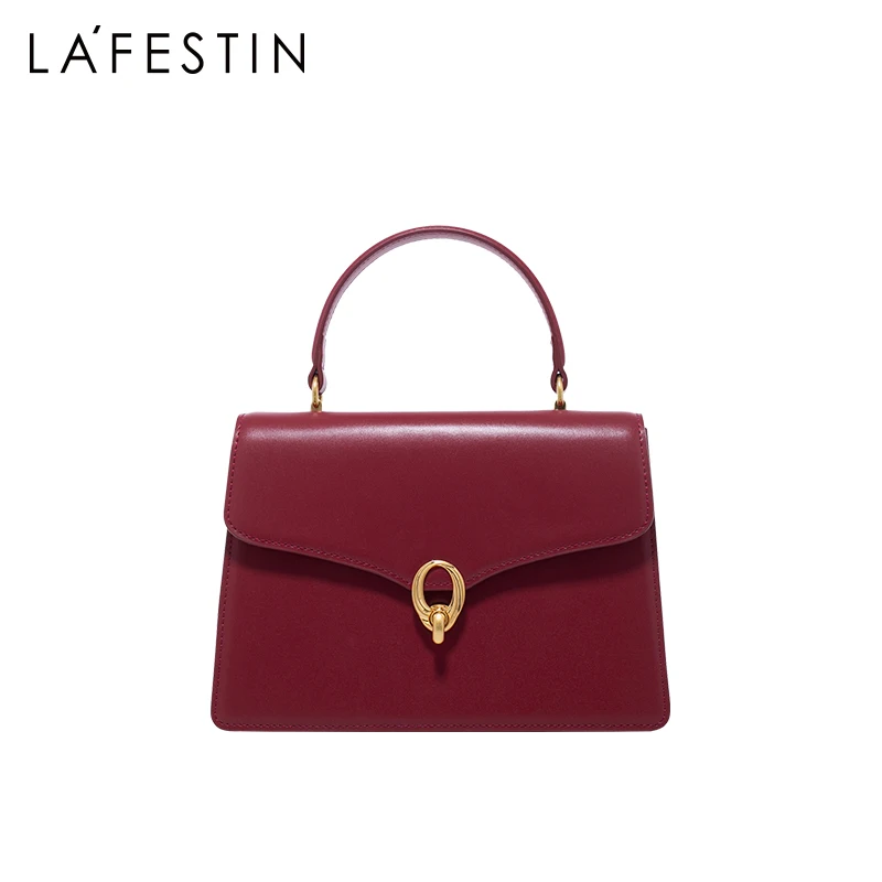 LA FESTIN-Sac à Main Rétro Classique pour Femme, Grande Capacité, Bandoulière Chiminitié, Poignée Supérieure, Luxe, Marque de Styliste, Nouveau, 2024