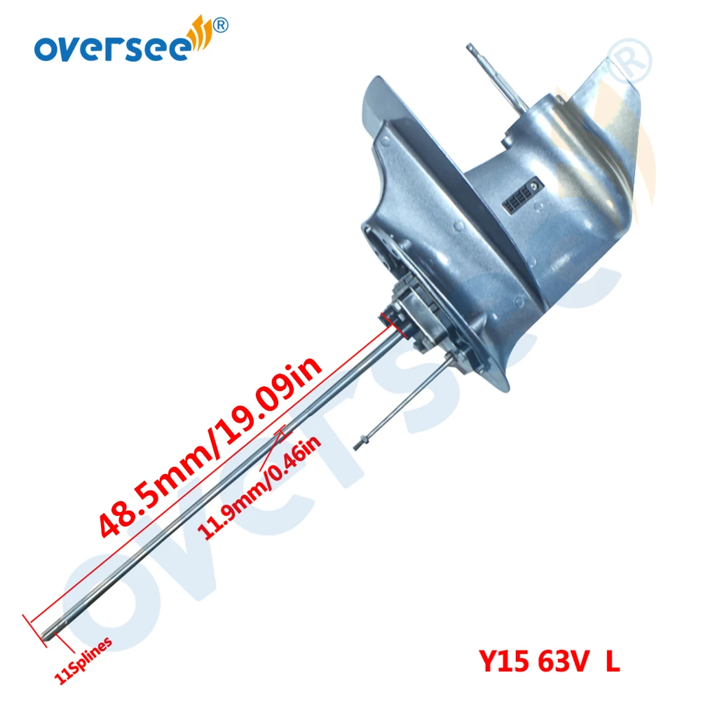 

63V-45300-13-4D Lower Unit Assy LONG For Yamaha Outboard Parts 2T 9.9HP 15HP Parsun Hidea Powertec 2 Stroke 63V 63W 63V-45300