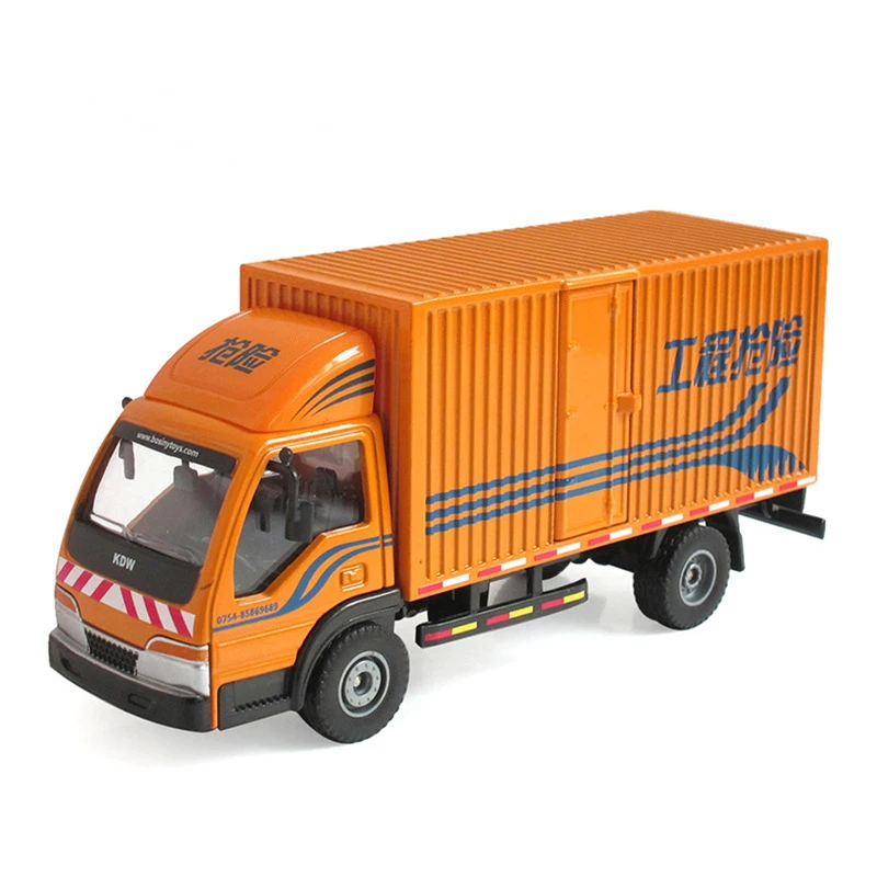 1:50 Alloy Simulation Van Truck Model Engineering Transport Vehicle Children\'s Toy Birthday Gift