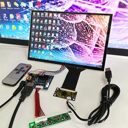 10.1 inch display capacitive touch module kit1280x800 IPS HDMI LCD Module Car Raspberry Pi 3 10 point capacitive touch Monitor