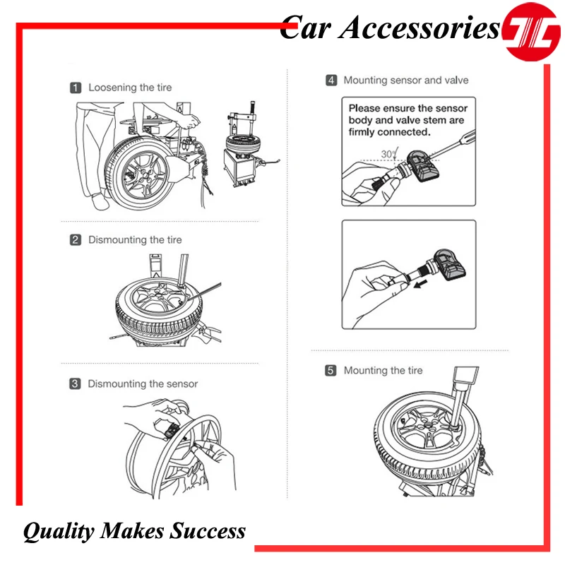 TPM Genuine Tyre Pressure Monitoring Sensor EV6T 1A180 CB Of Car Ford Focus Kuga Mondeo Ranger Fiesta F-Series Van Tire 433Mhz