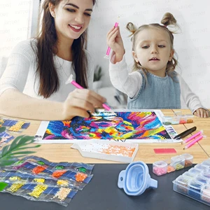 Square und Redondo Broca Granulat für Diamantmalerei, Strasskörnchen, Juwelenstein, Kreuzbeutel, Großhandel Accessoire, 935-3804 Farben, 2000pcs 8 Hauptverkaufsdiamantplatte - №5