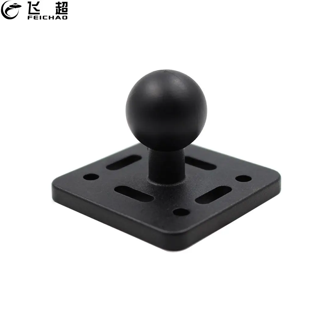 Круглая квадратная Монтажная основа для мотоцикла, алюминиевый каучук, 1 дюйм, штатив с шаровой головкой для Gopro, Крепления Ram для камеры Garmin DSLR