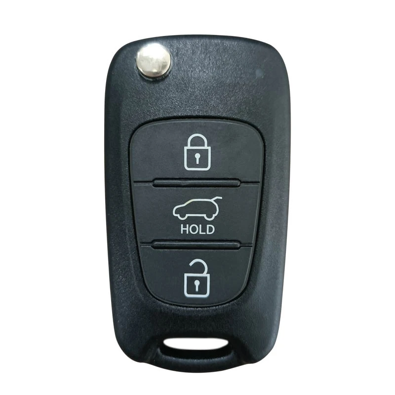 CN051147 Original 3 Button Flip Remote Key FCC SEKS-AM10TX 433MHz 95430-2K211 Without Chip For Kia Soul 2008+