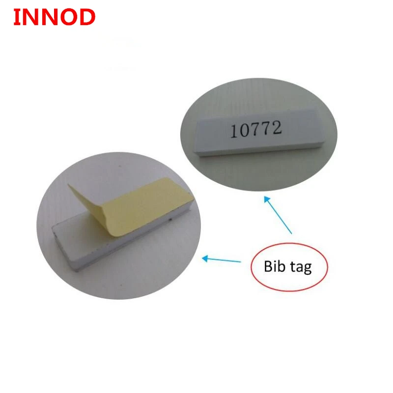 

1-5m read range long passive sports racing timing solution UHF RFID bib tag sticker 860-960mhz for runner number band bicycle