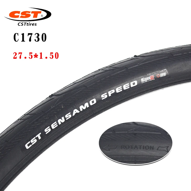 CST bicycle tire c1730 mountain bike EPS stab proof 27.5x1.5 semi smooth tire 60TPI City Bicycle outer tire