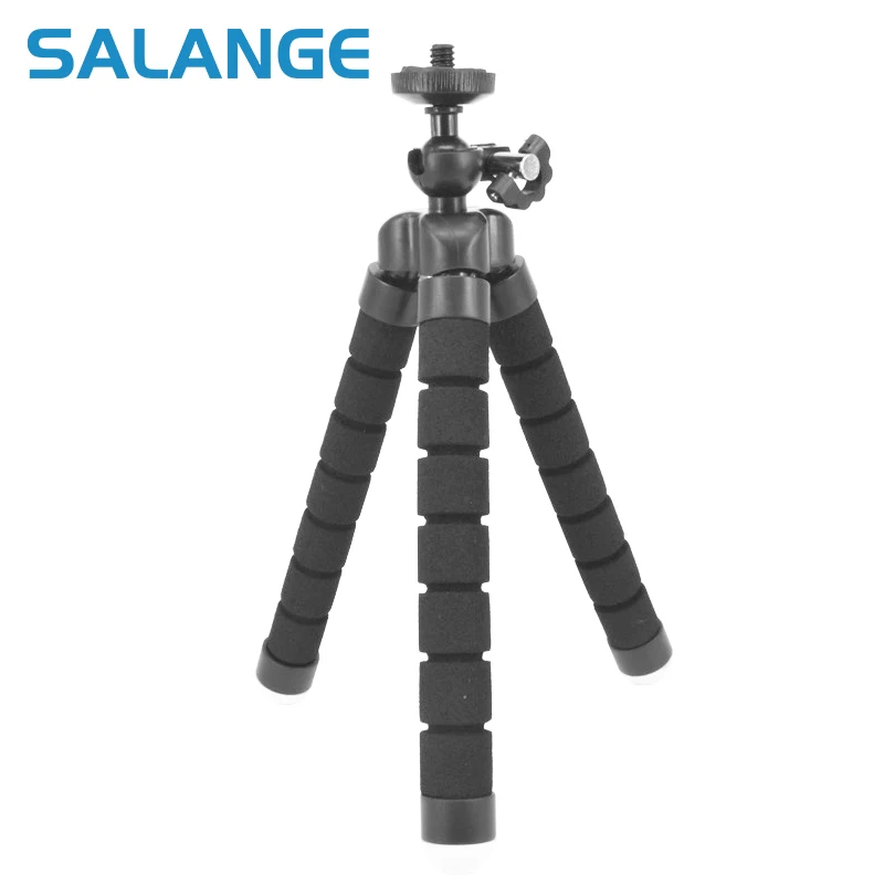 Salange Mini Tripod For YG300 J15 Mini Projector Camera Tripod Flexible Sponge Octopus Phone Holder Clip stand for Phone Stand