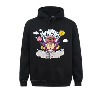 Arale Erkekler Erkekler Için Dr Slump Toriyama Anime Manga 90s Sevimli Robot 80s Vintage Saf Pamuk Tees Kazak Hoodie Mutlu Yeni Yıl