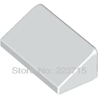 *Roof Tile 1 X 2 X 2/3, Abs* 100pcs DIY enlighten block bricks,Compatible With Other Assembles Particles