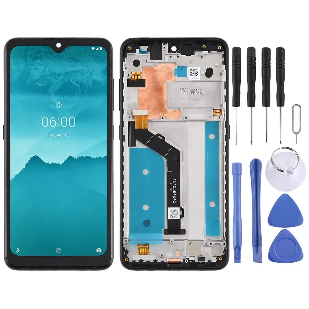 LCD Screen and Digitizer Full Assembly with Frame for Nokia 6.2 TA-1198 TA-1200 TA-1187 TA-1201