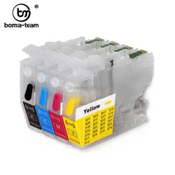 Africa LC472 LC472XL J3940 J2340 J3540 Refillable Ink Cartridge With Chip For Brother MFC-J2340DW MFC-J3540DW MFC-J3940 Printers