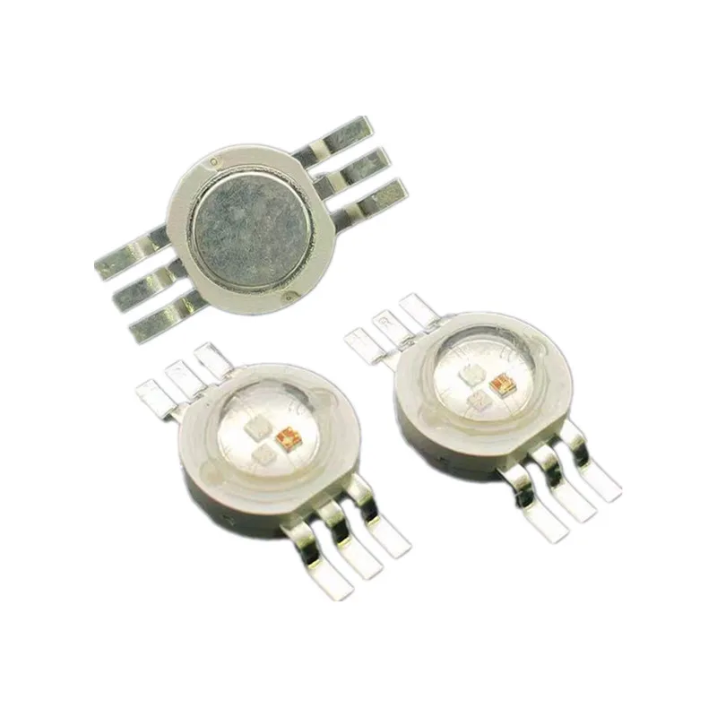 3W LED RGB chip High power LED Lamp beads RGB Six pins 350mA 3.2-3.4V 2.0-2.4v red green blue genesis/HPO Free shipping 100pcs