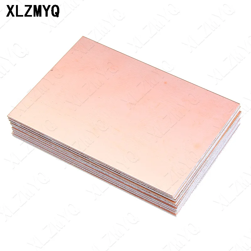 5pcs/lot 10x15 FR4 Fiberglass Board 10*15cm PCB Single Side Prototype Board Diy Laminate Printed Circuit Board Electronic Plate