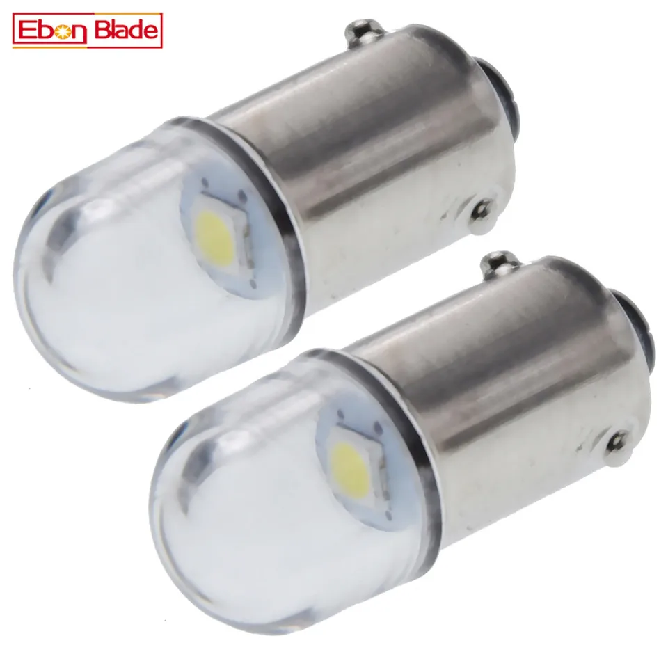 Ruiandsion 4-Pack BA9S T4W LED Bulbs – Warm White 3000K For Dash, Dome, Side Marker, License Plate (6V/12V)