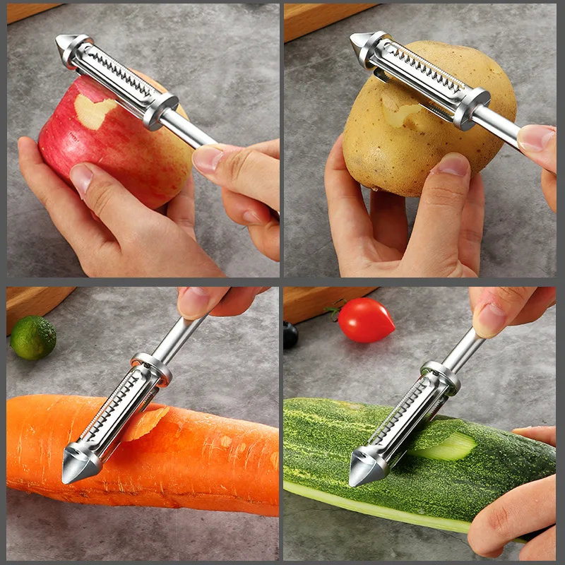 Fruit and Vegetable Peeler,Kitchen Accessories,Alloy Sharp Peeler Potato Carrot Grater Peeler Kitchen Gadget