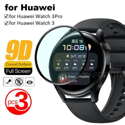 Protecteur d'écran incurvé complet pour Huawei Watch 3 Pro, film de protection souple, pas de verre, 3 pièces