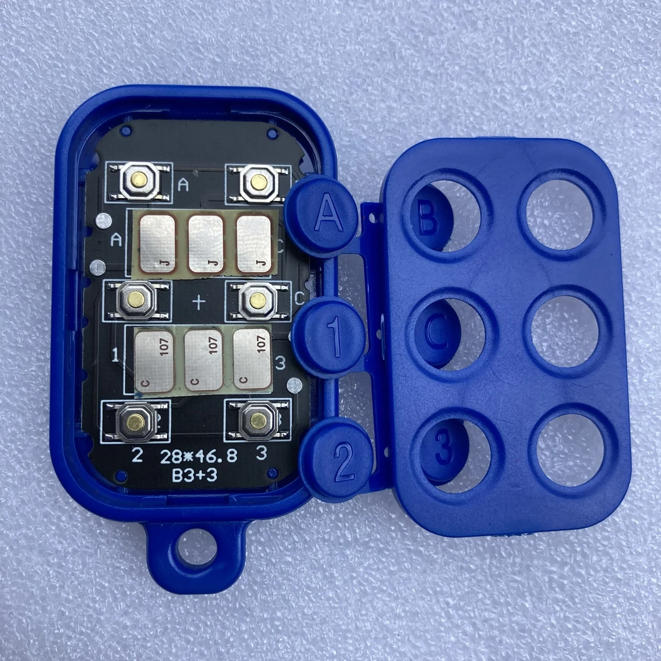 NEW 6 in 1 RFID Multiple Keyfob 125khz EM Writable T5577 IC 13.56Mhz M1k S50 UID changeable CUID Complex Keychain Tag Card