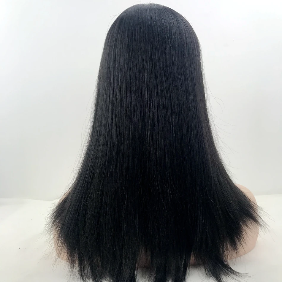 Affordable Injected Silk Base Top European Human Hair Topper For White Women Invisible Knots Straight Type Clip On Hair Pieces