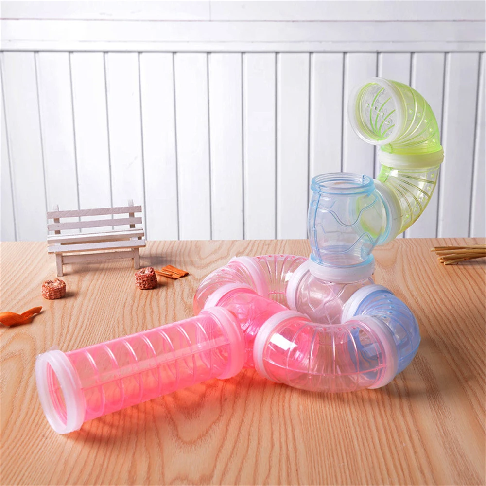 Hamster Tube External Training Maze Pipe Mouse Rat Toy Accessories For DIY Hamster Cage External Connection Tunnel Track