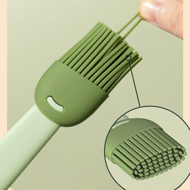 Xiaomi Thực Phẩm Silicon Cao Cấp Bàn Chải Bếp Tỳ Hưu Dầu Đầu Hộ Gia Đình Chịu Nhiệt Độ Cao Không Linting Nướng Thịt Nướng